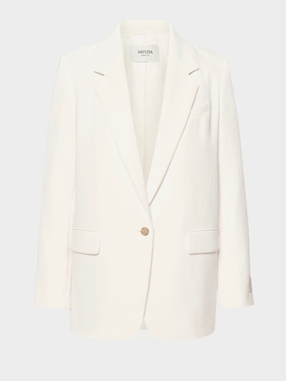 Aritzia Wilfred Generation Blazer - Light Birch, Size 6